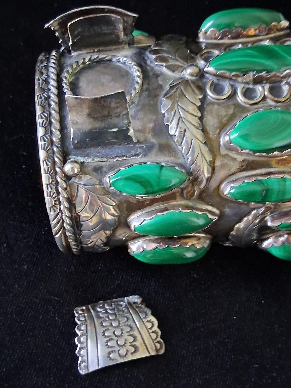 Native American Sterling Silver Watch Cuff Bracelet Vintage Jewelry Men's Unisex - Picture 11 of 17